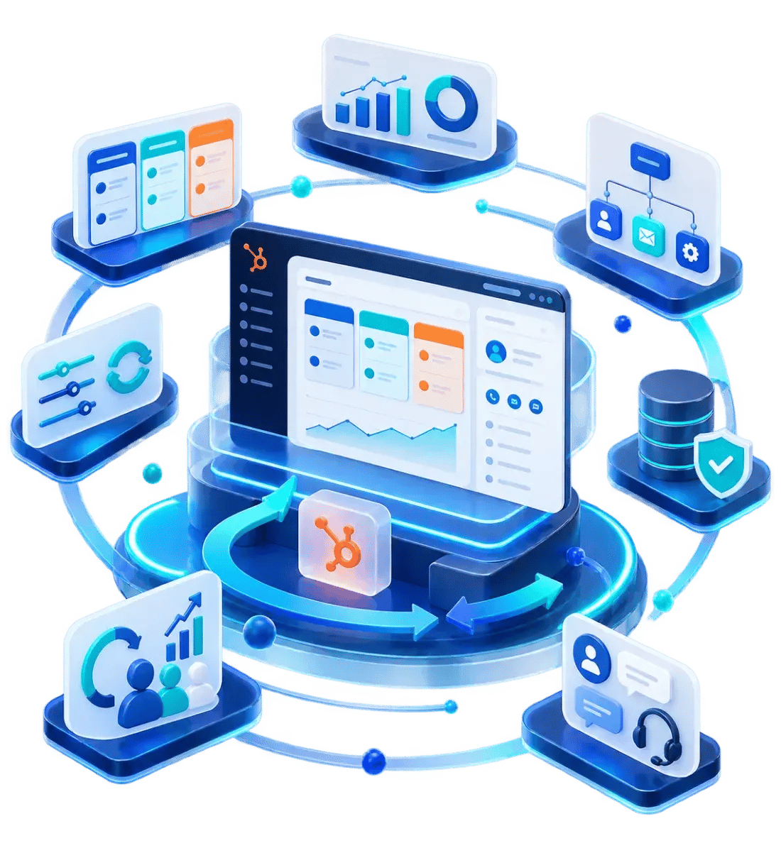 Soporte y evolución continua de HubSpot con automatización, datos, reportería y optimización B2B